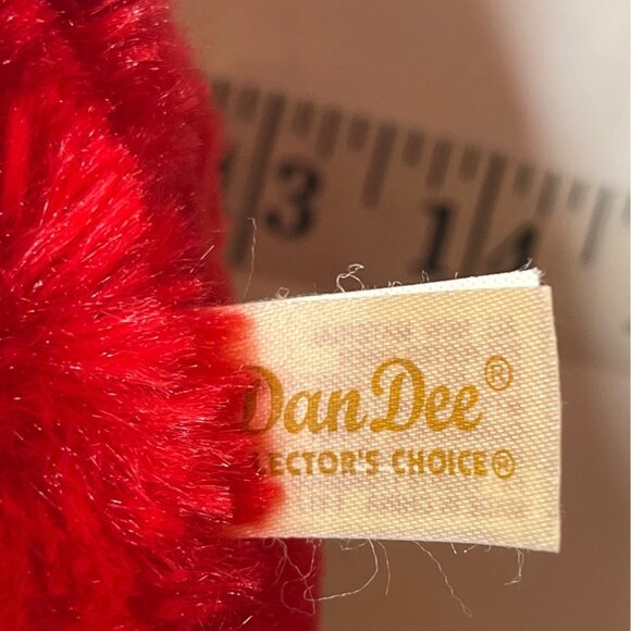 Red & Blue DanDee Collectors Choice Flamingo Plush Toy With Striped Legs C34 - Picture 5 of 8